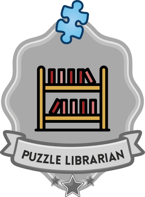 Obtained all database building badges + 8000 Puzzle librarian