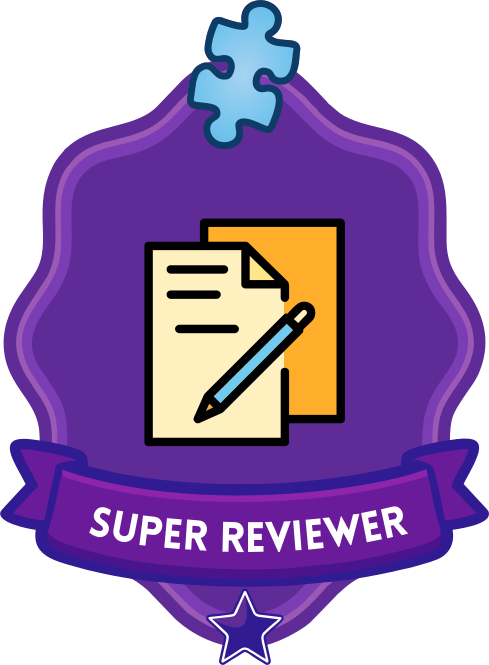 Added 10 reviews for puzzles Super reviewer