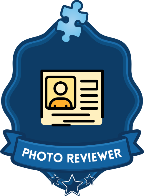 Added a photo to a puzzle review Photo reviewer