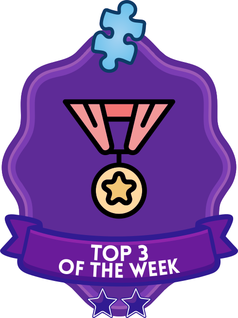 In top 3 of weekly ranking Top 3 of the week