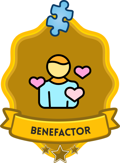 Donated to Puzzlopedia Benefactor