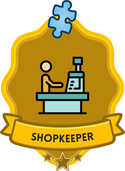 Marked 50 puzzles as "for sale" Shopkeeper