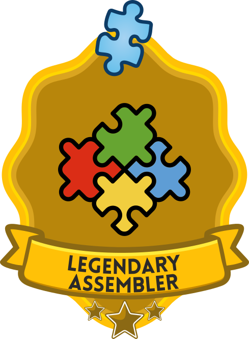 Marked 1000 puzzles as "assembled" Legendary assembler