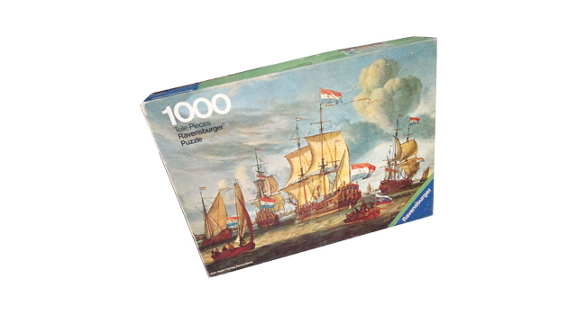 Frigate in the Port of Amsterdam