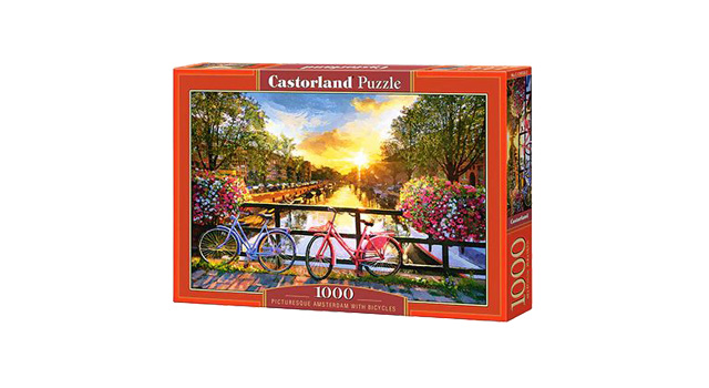 Picturesque Amsterdam with Bicycles