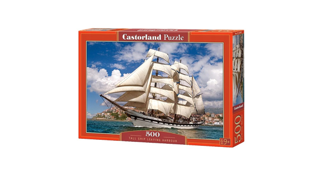 Tall Ship Leaving Harbour