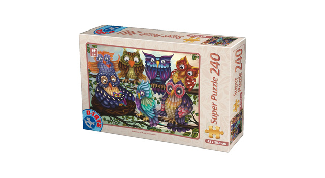 Colorful Owls