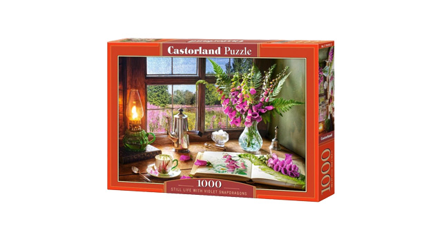 Still Life with Violet Snapdragons