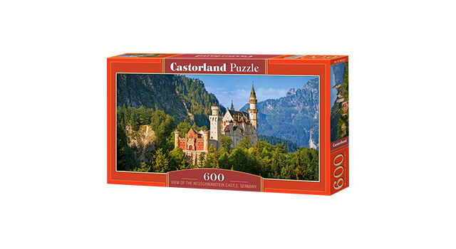 View of the Neuschwanstein Castle, Germany