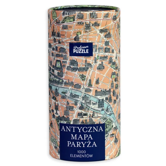 Ancient Map of Paris